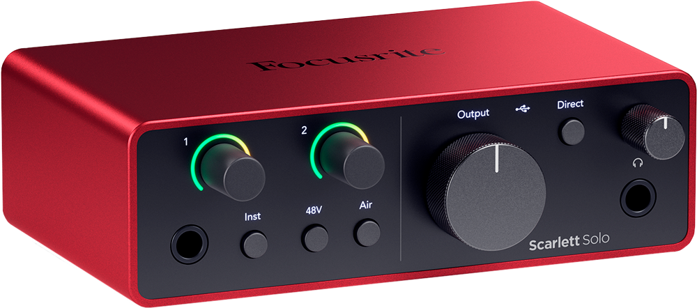 Focusrite Scarlett Solo Studio USB-Audio-Interface-Bundle der 4. Generation