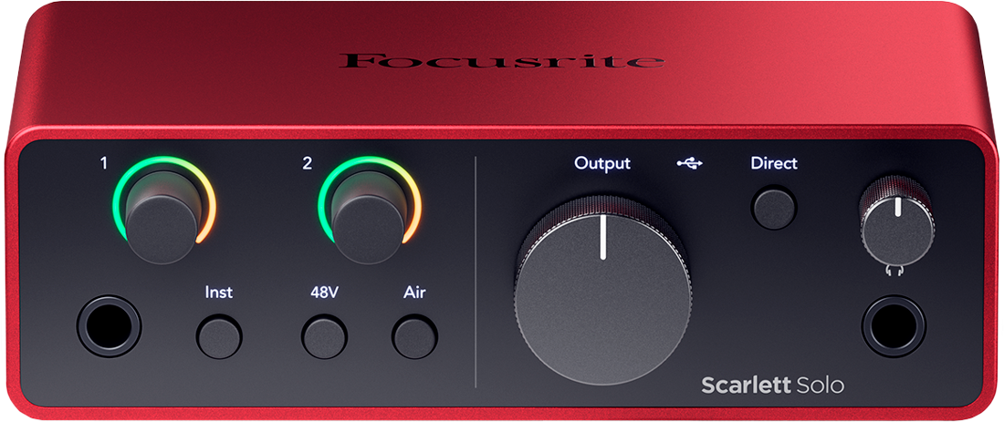 Focusrite Scarlett Solo Studio USB-Audio-Interface-Bundle der 4. Generation