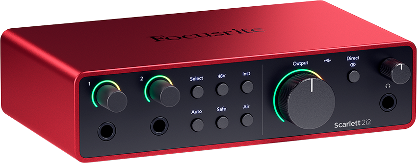 Focusrite Scarlett 2i2 Studio 4th Gen USB Audio Interface Bundle