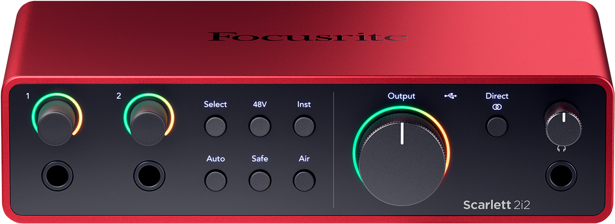 Focusrite Scarlett 2i2 Studio 4th Gen USB Audio Interface Bundle