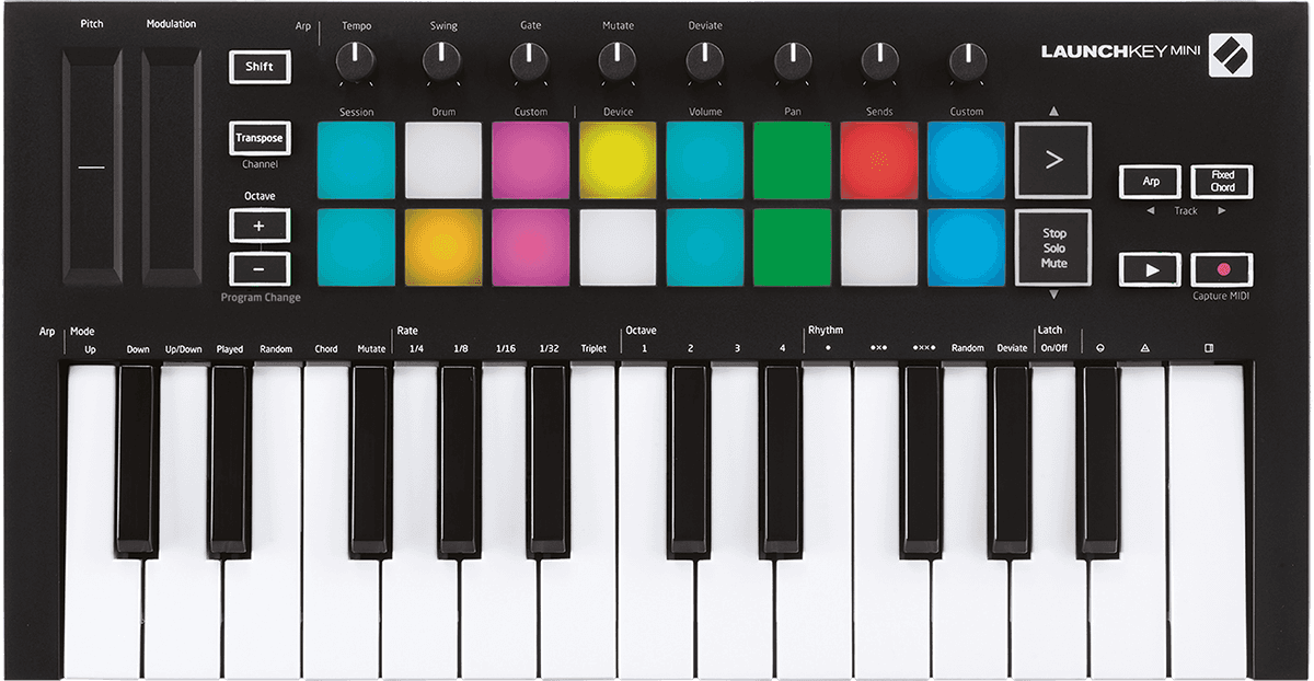 Novation Launchkey Mini MK3 MIDI-Keyboard