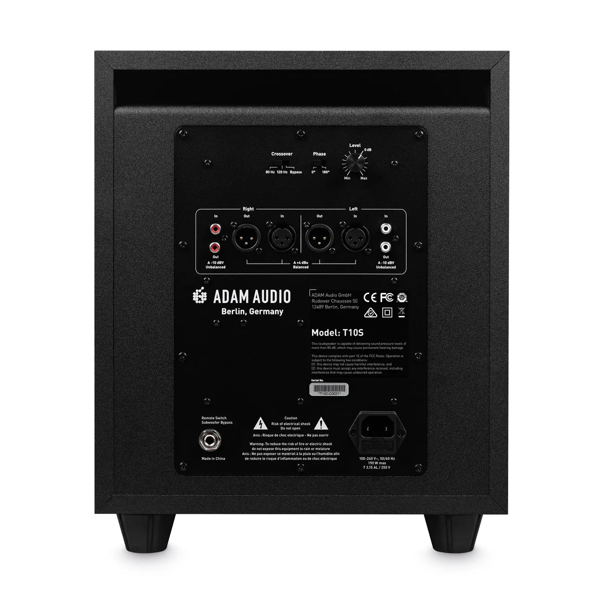 Adam Audio T10S Actieve Studio Subwoofer