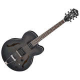 Ibanez AF55 Artcore Transparent Schwarz Flach