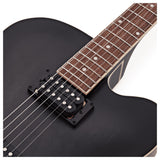 Ibanez AF55 Artcore Transparent Schwarz Flach