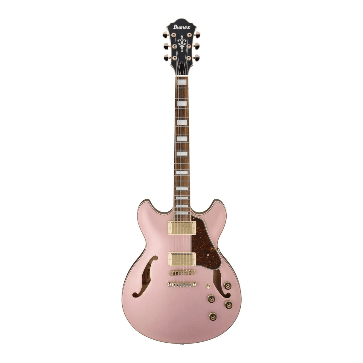 Ibanez AS73G Artcore Rose Gold Metallic Flat