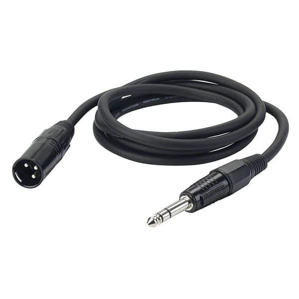 Dap FL04 XLR-Stecker – Stereo-Klinke | 1,5 Meter