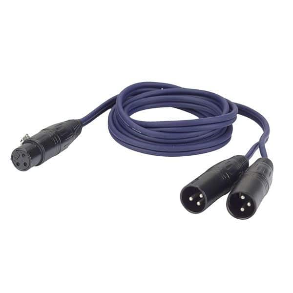 Dap FL39 XLR-Buchse - 2x XLR-Stecker | 1,5 Meter