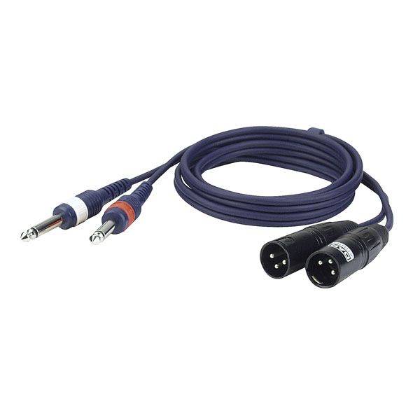 Dap FL44 2x Mono-Klinke - 2x XLR-Stecker | 1,5 Meter