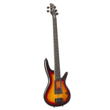 Ibanez Gary Willis GWB205-TQF Tequila Sunrise Flache elektrische 5-saitige Bassgitarre