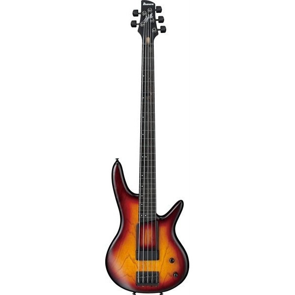 Ibanez Gary Willis GWB205-TQF Tequila Sunrise Flache elektrische 5-saitige Bassgitarre