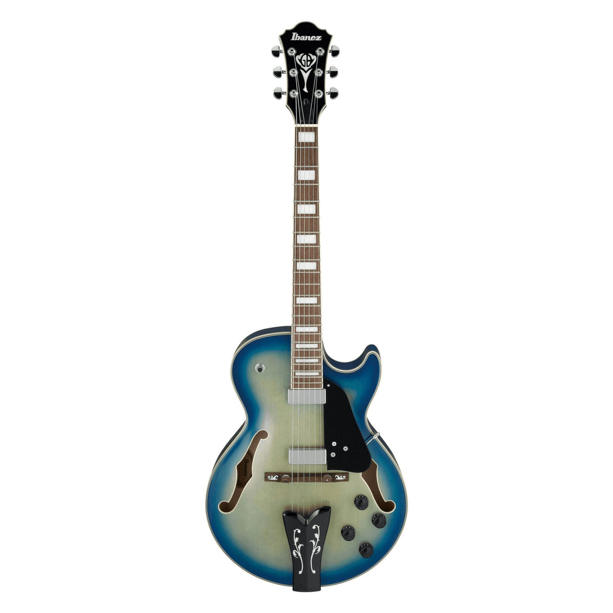 Ibanez GB10EM-JBB George Benson Jet Blue Burst