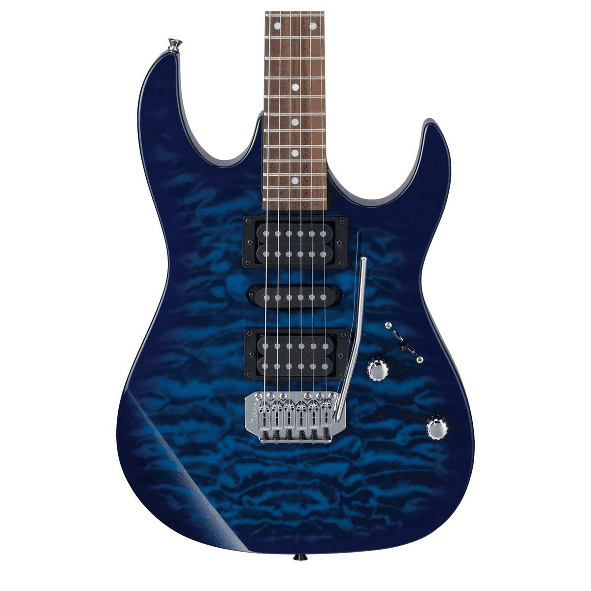 Ibanez Gio GRX70QATBB Transparent Blue Burst Elektrische Gitaar