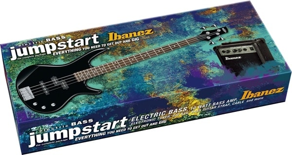 Ibanez IJSR190 BK E-Bass-Starthilfepaket schwarz