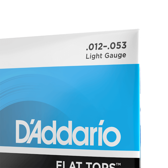 DAddario EFT16 Phosphor Bronze Acoustic Guitar Strings, Light, 12-53