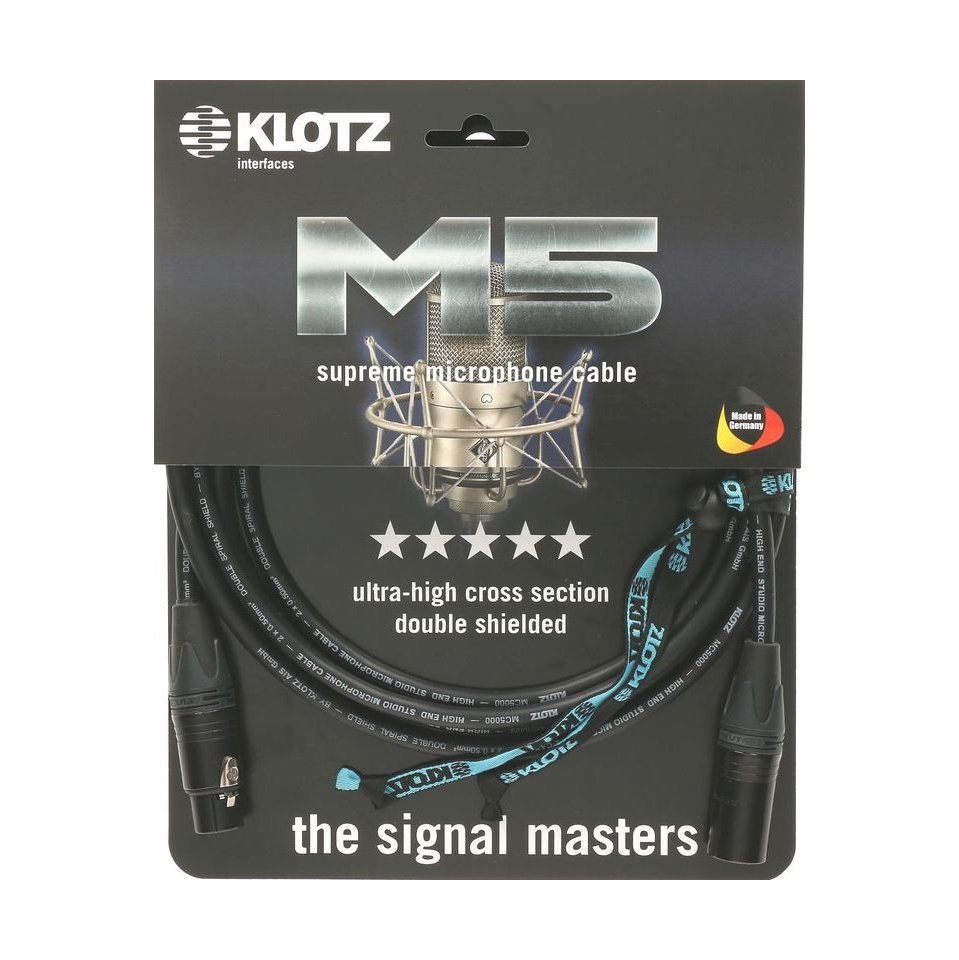 Klotz M5FM06 Pro Artist XLR-Kabelbuchse | 6 Meter