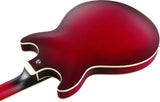 Ibanez AM53 Sunburst Red Flat