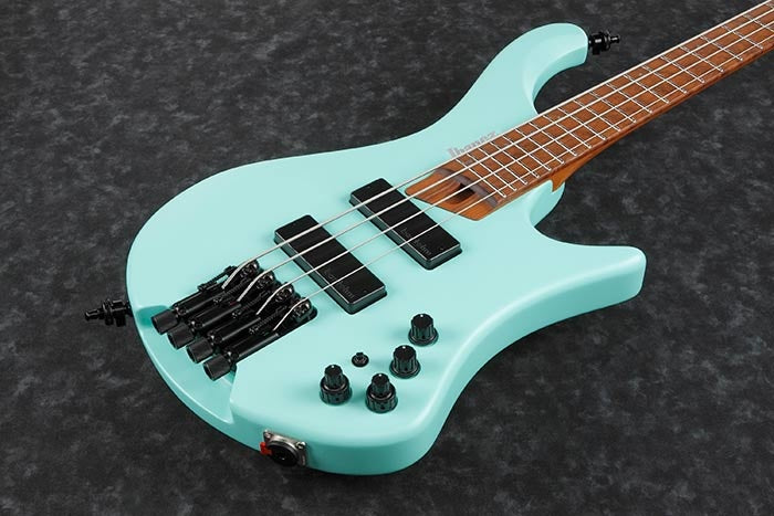 Ibanez EHB1000S Bass Workshop Sea Foam Green Matte Headless mit Gigbag