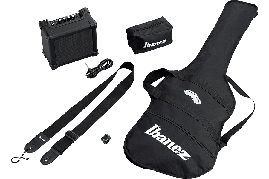 Ibanez IJRX20 BKN Black Night Gio Jumpstart Starterpaket E-Gitarre