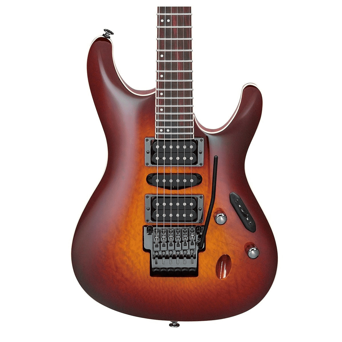 Ibanez Prestige S6570SK-STB Sunset Burst mit Koffer