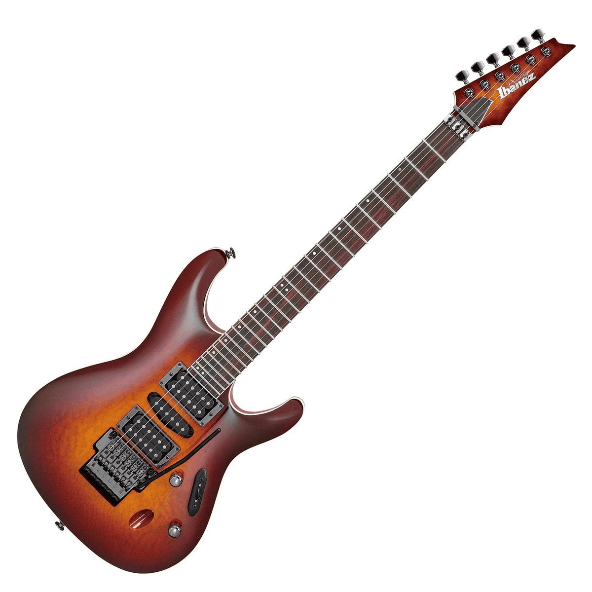 Ibanez Prestige S6570SK-STB Sunset Burst mit Koffer