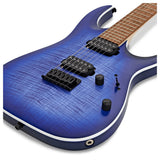 Ibanez RGA42FM Blue Lagoon Burst Flat 