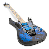 Ibanez JEM77P-BFP Steve Vai Premium blaues Blumenmuster