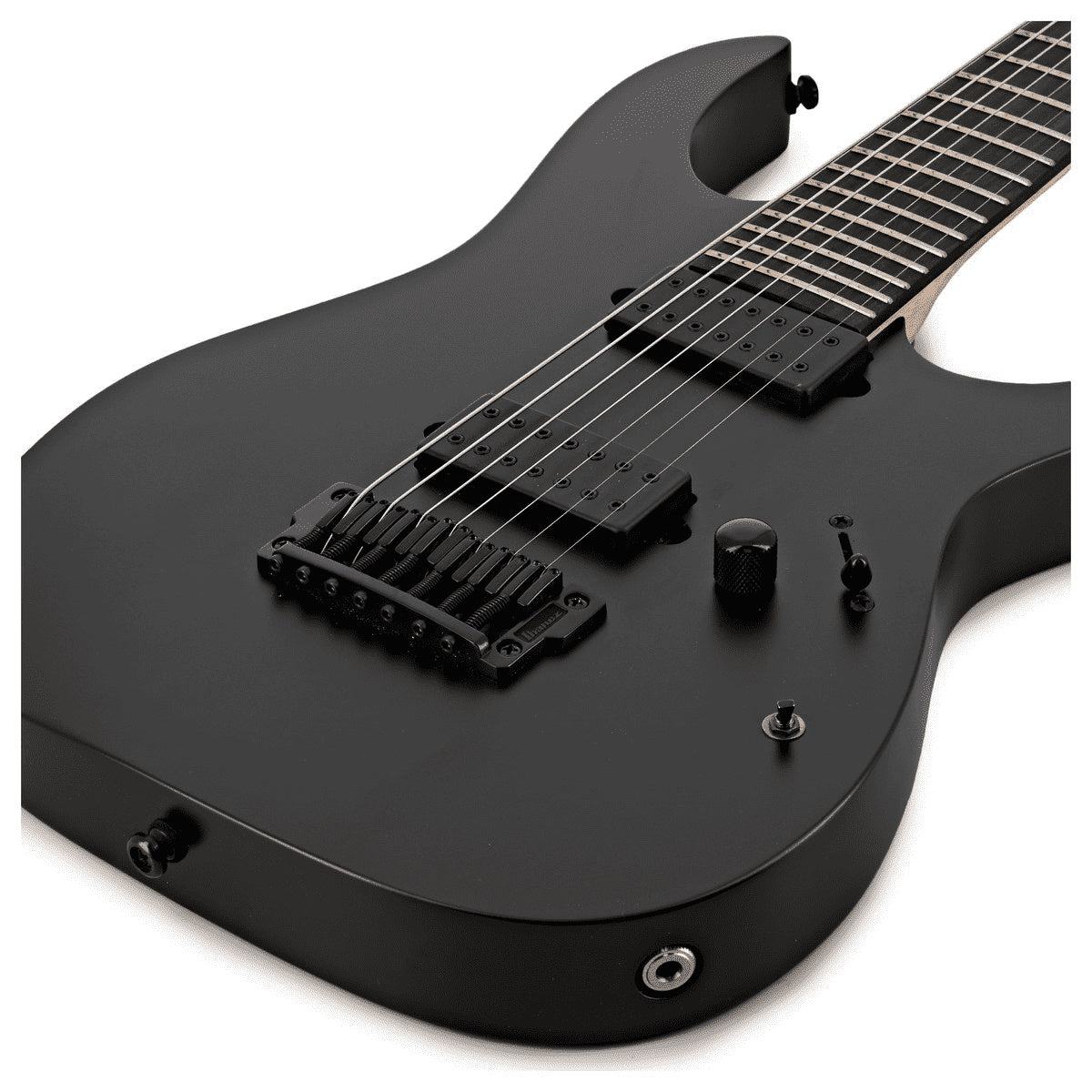 Ibanez RGIXL7-BKF Iron Label Black Flat 7-saitig