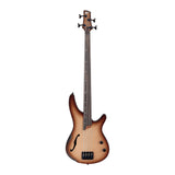 Ibanez Bass Workshop SRH500F Natural Browned Burst Flat